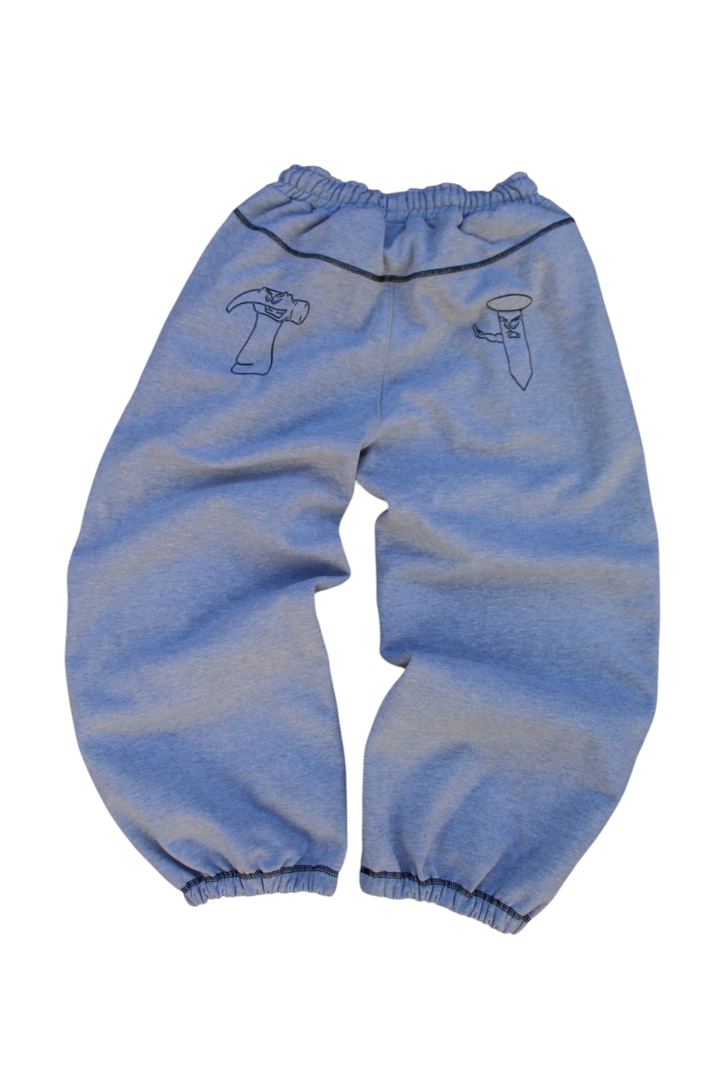 Grey Script Joggers